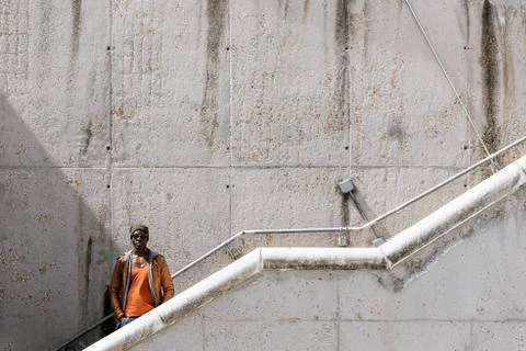 Young casual man looking at camera. Stock Photos