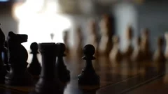 Young Man Playing Game of Chess Online with Friend Stock Video - Video of  epidemic, conference: 203843045