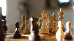 Young Man Playing Game of Chess Online with Friend Stock Video - Video of  epidemic, conference: 203843045