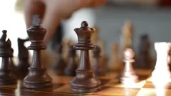 Young Man Playing Game of Chess Online with Friend Stock Video - Video of  epidemic, conference: 203843045