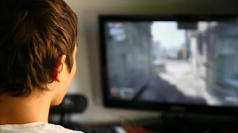 Young child playing on the computer  5 HD 1080p 스톡 동영상 957357