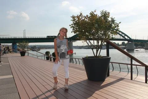 Young child posing Stock Photos