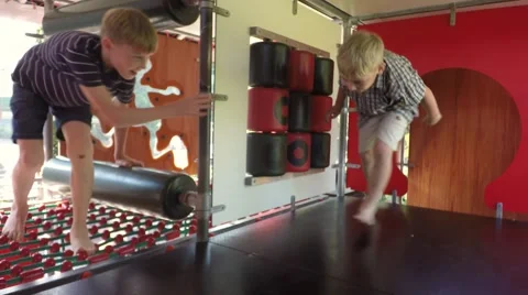 Young children having fun. 库存影片 64550070