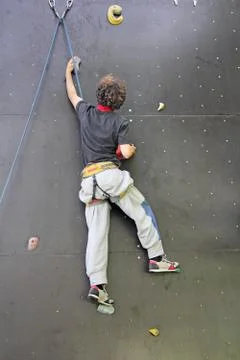 Young climber Stock Photos