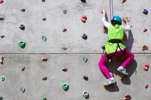 Young climber Stock Photos