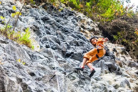 Young climber Stock Photos