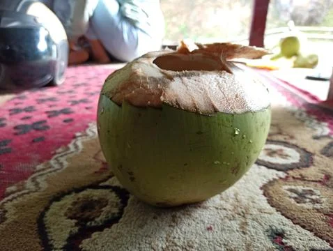 Young coconut Foto stock