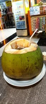 Young coconut 库存照片