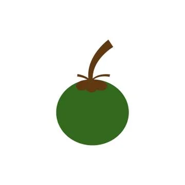 Young coconut vector design template illustration 스톡 일러스트