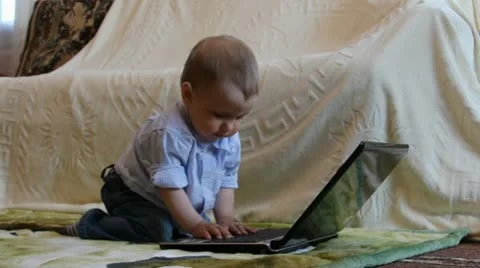 Young Computer User Stock Footage 11701147