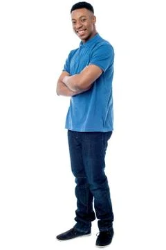 Young confidence man posing Stock Photos