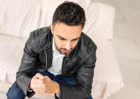 Young confident man Foto stock
