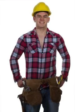 Young Construction worker Stock Photos