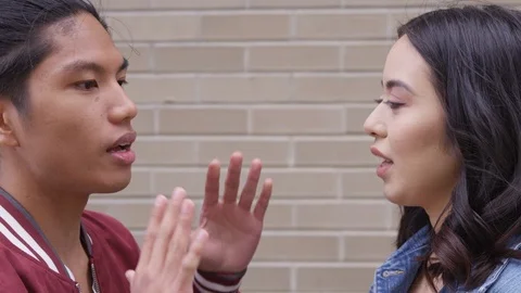 Young couple arguing over relationship problems. - shot on RED. - shot on RED Stock Footage 125212966