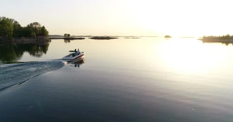 Young couple in the boat Video stock 92119655