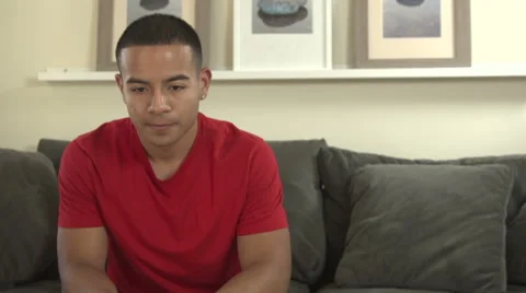 Young couple checking pregnancy test Stock Footage 44113876