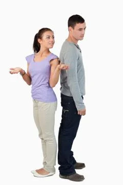 Young couple experiencing relationship problems Stock Photos