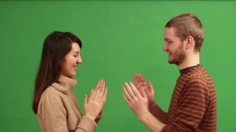 Young couple having fun 库存影片 20545646