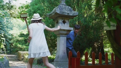 Young couple having fun Stock Footage 99964899