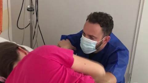 Young couple in labor Stock Footage 272175971