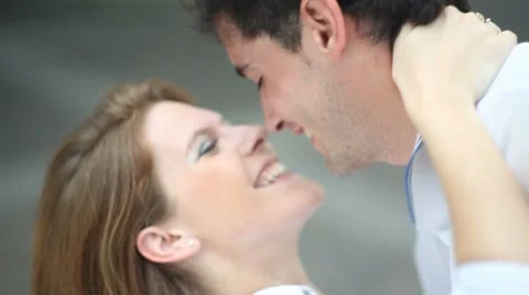 Young couple in love having fun Stock Footage 8684122