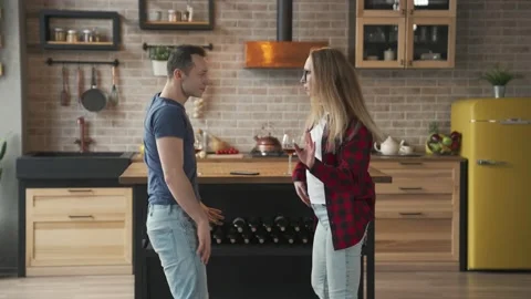 Young couple performs a funny dance Stock Footage 150882701