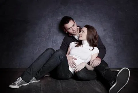 Young couple Stockfoto's