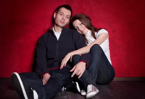 Young couple Stockfoto's