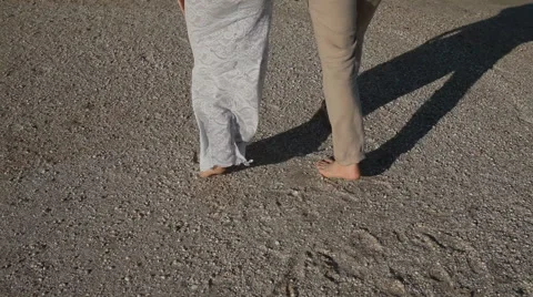 Young couple on the seaside Stock Footage 51305890