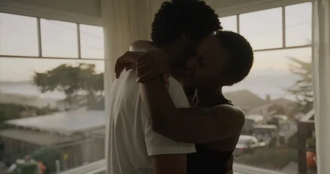 Young couple sharing a hug. Video stock 88374105