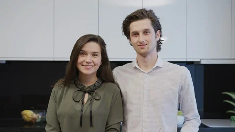 Young couple smiling Stock Footage 99941825