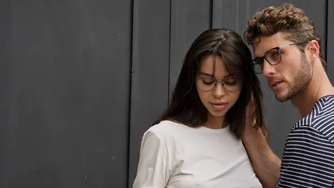 Young couple in specs Stock-Footage 93829840