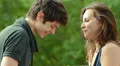 a young couple talking and having fun, the boy holding the girl's hand HD Footage