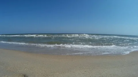 Young couple walking on the beach 2 Video stock 96196473