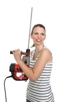 Young craftswoman Stock Photos