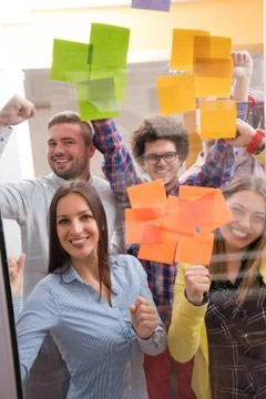 Young creative startup Stock Photos