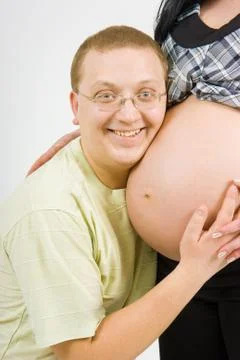 Young daddy Stock Photos