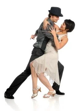 Young dancers performing Stock Photos