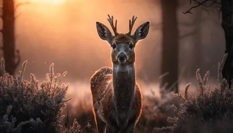 Young deer Stock Illustration