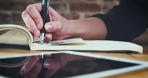 Young designer working on a creative project Stock Footage 62241005