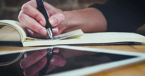 Young designer working on a creative project Stock Footage 62241066