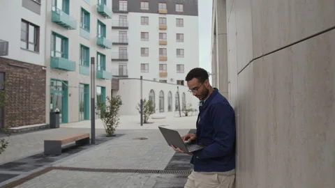 Young Digital Nomad Working Stock Footage 320008958