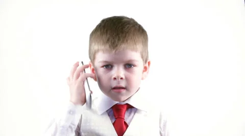 Young director communicates by phone Stock Footage 37204234
