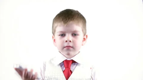 Young director communicates by phone Stock Footage 37204248