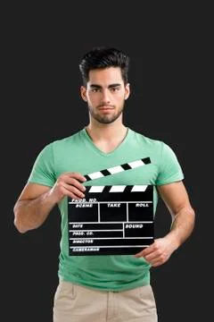 Young director guy Stock Photos