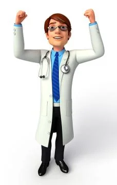 Young doctor Stock Illustration