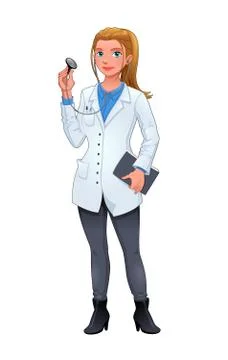 Young doctor. Stock Illustration