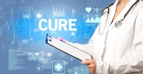 Young doctor writing down notes Stock Photos