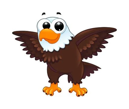 Young eagle Stock Illustration