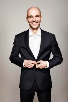 Young Elegant Man Getting Ready Stock Photos